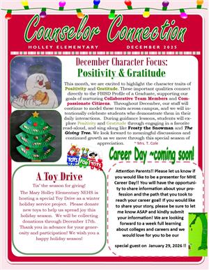 seasons greetings and December News!